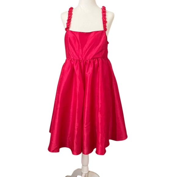 Hutch Sleeveless Rosette Romper In Rose Tyrie Size M - Picture 2 of 8